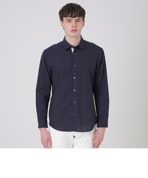 SOMAキュプラパーシャルチェックシャツ