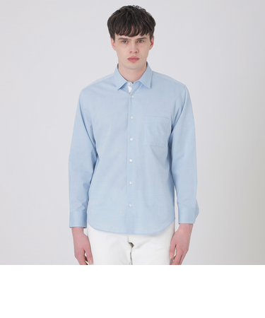 SOMAキュプラパーシャルチェックシャツ