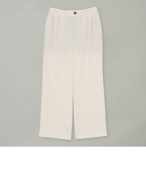 トリアセテートカルゼワイドトラウザーズ