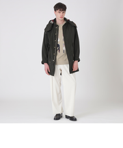 ガーメントダイシアーリップタフタモッズパーカー