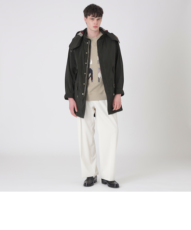 ガーメントダイシアーリップタフタモッズパーカー