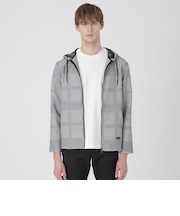 シャドーチェックカラミパーカー