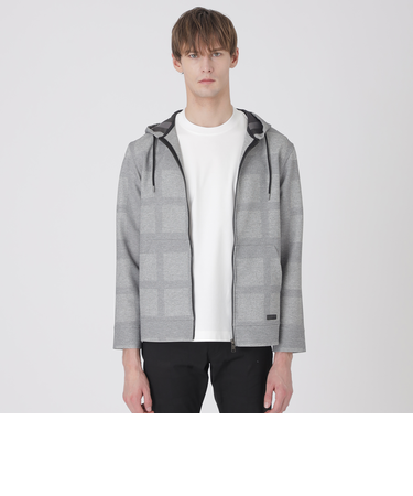 シャドーチェックカラミパーカー