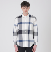 SOMAキュプラクレストブリッジチェックシャツ