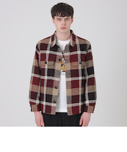 【10th ANNIVERSARY】クレストブリッジチェックファンシーツイードシャツジャケット