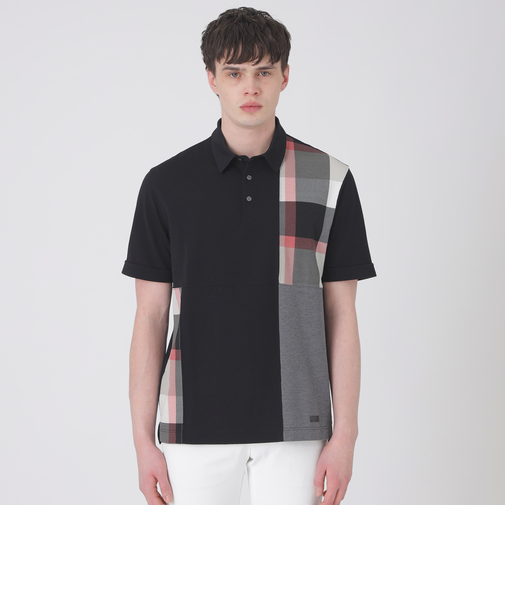 パッチワーックサッカーポロシャツ