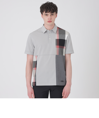 パッチワーックサッカーポロシャツ