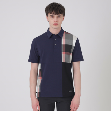 パッチワーックサッカーポロシャツ