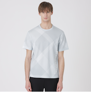 【BLACK lab.】バイアスクレストブリッジチェックTシャツ