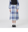 クレストブリッジチェックラップ風スカート