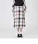 クレストブリッジチェックラップ風スカート