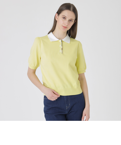 コットンポリエステルニットポロ