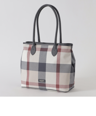 クレストブリッジチェックPVCトート