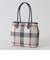 クレストブリッジチェックPVCトート