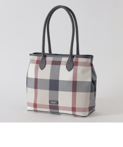 クレストブリッジチェックPVCトート