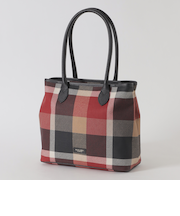 クレストブリッジチェックPVCトート