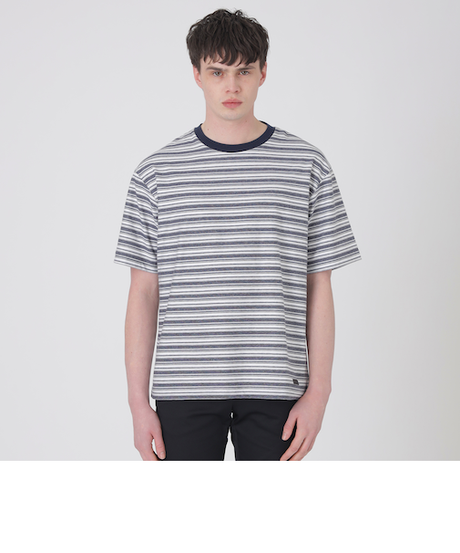 フェードカラーマルチボーダーTシャツ