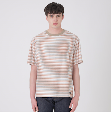 フェードカラーマルチボーダーTシャツ