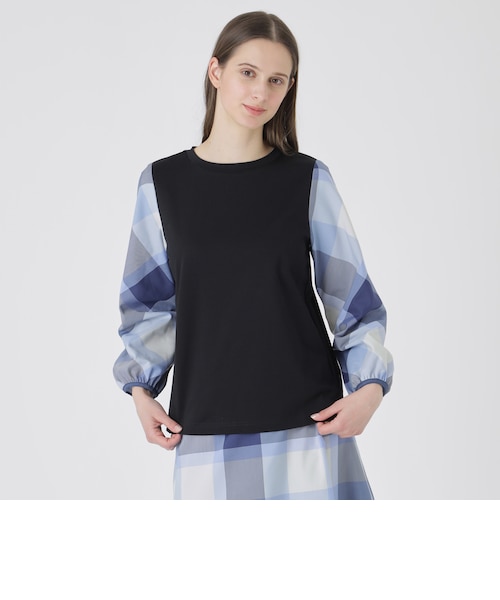 チェックスリーブプルオーバー｜ブルーレーベルブラックレーベル