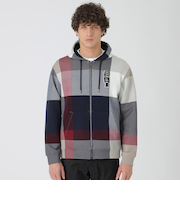 ギガチェックガーズマンワッペンパーカー