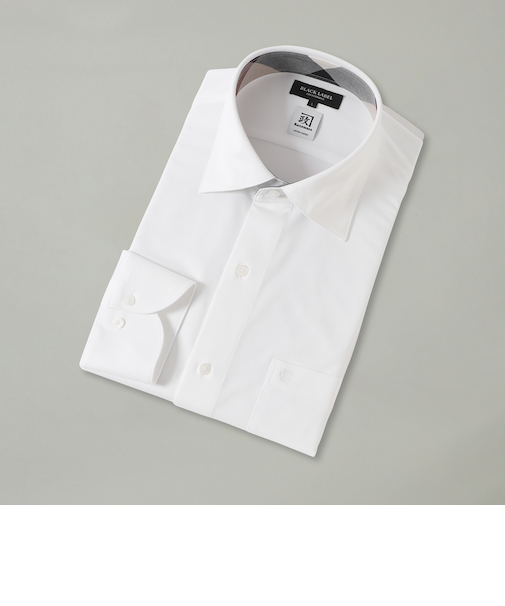 【一部店舗限定】カネマサプレミアムソリッドジャージーセミワイドカラーシャツ