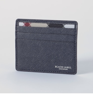 バイカラークレストブリッジチェックミニスナップウォレット