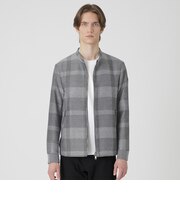 シャドーチェックカラミライダースブルゾン