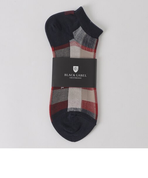 クレストブリッジチェックショートソックス