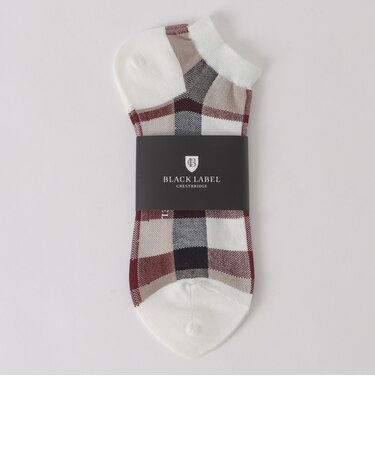 クレストブリッジチェックショートソックス