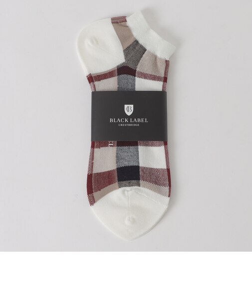 クレストブリッジチェックショートソックス