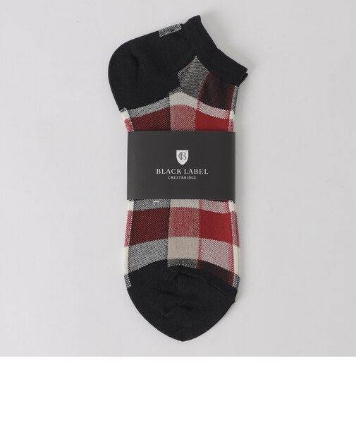 クレストブリッジチェックショートソックス