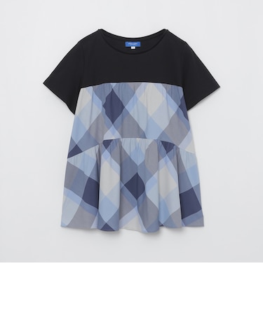 クレストブリッジチェックティアードコンビTシャツ
