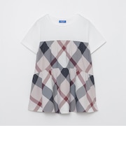 クレストブリッジチェックティアードコンビTシャツ