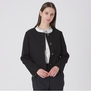 ストレッチダンガリーノーカラージャケット