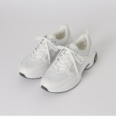 【BLACK.lab】カルゼシャドークレストブリッジチェックコンビビブラムスニーカー