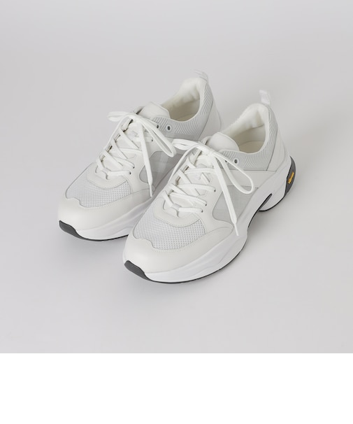 【BLACK.lab】カルゼシャドークレストブリッジチェックコンビビブラムスニーカー