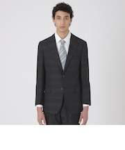 【BRI-EASE SUIT】ウォッシャブルエクストラクールクレストブリッジチェックジャケット