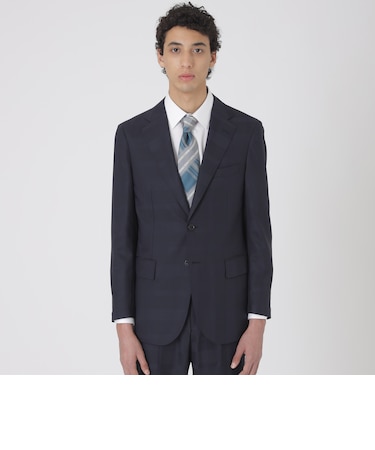 【BRI-EASE SUIT】ウォッシャブルエクストラクールクレストブリッジチェックジャケット