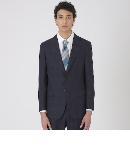 【BRI-EASE SUIT】ウォッシャブルエクストラクールクレストブリッジチェックジャケット