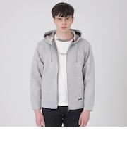 メランジラミーバックチェックパーカー