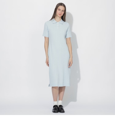 【WEB限定】ケーブルニットワンピース
