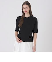 【取扱店舗限定】コットンシルクリブニットプルオーバー