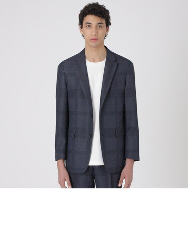 シャドーチェックカラミジャケット