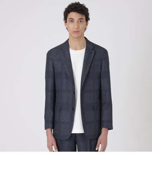 シャドーチェックカラミジャケット