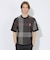 【WEB限定】クレストブリッジチェックメッシュニットTシャツ