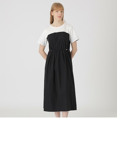 ストレッチプルーフクロスカットコンビドレス