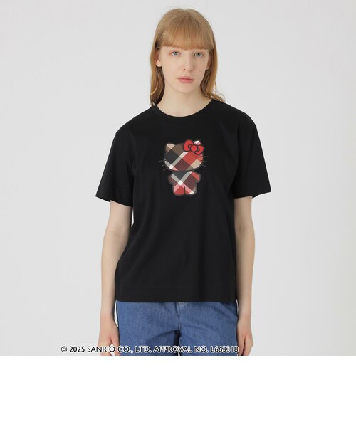 ハローキティコラボ】グラフィックTシャツ｜ブルーレーベルブラック