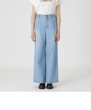 【BLUE LABEL DENIM】【接触冷感】ワイドパンツ
