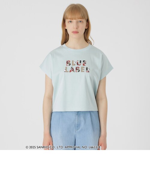 ハローキティコラボ】ロゴグラフィックTシャツ｜ブルーレーベル