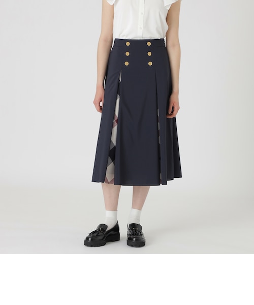 美BURBERRY× SCHOCH HOUSE4点紺ブレスカートブラウス1560 美BURBERRY× SCHOCH HOUSE4点紺ブレスカートブラウス1560 中古・古着